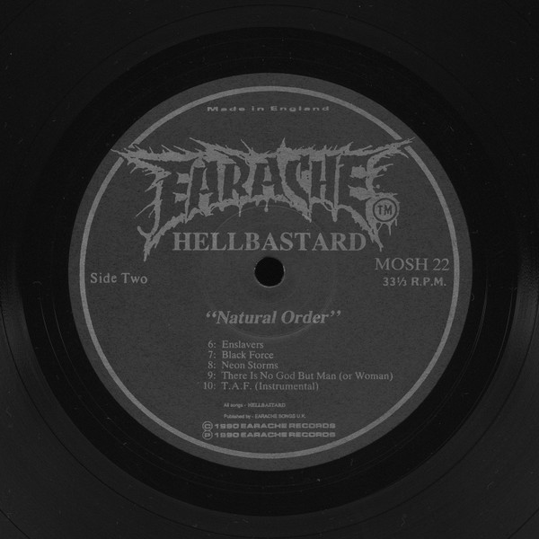 Hellbastard - Natural Order | Earache (MOSH 22) - 4