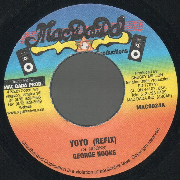 George Nooks - Yoyo (Refix) | Mac Dada Productions (MAC0024) - main