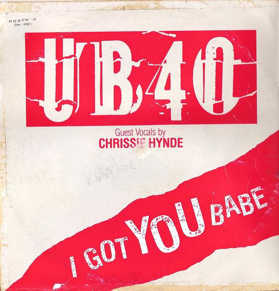 UB40 Guest Vocals By Chrissie Hynde - I Got You Babe | Virgin (VINX 92)