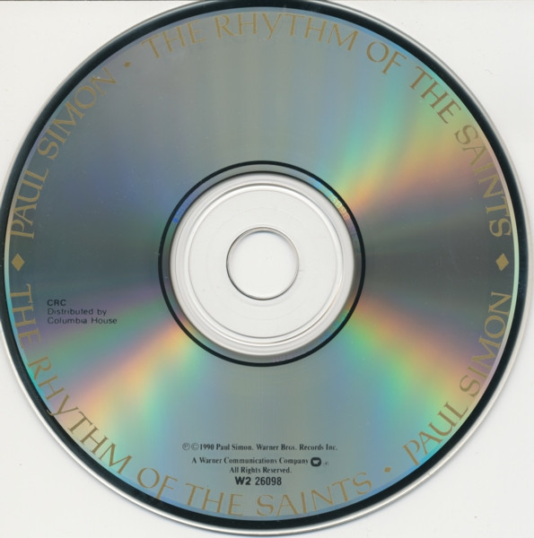 Paul Simon - The Rhythm Of The Saints [CD] | Warner Bros. Records (W2 26098) - 3