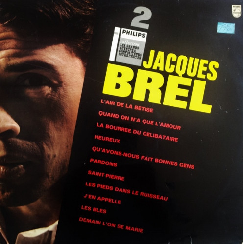 Jacques Brel - N°2 | Philips (B 77.861 L) - main