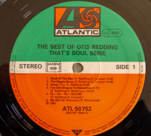 Otis Redding - The Best Of Otis Redding | Atlantic (ATL 50752)