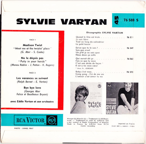 Sylvie Vartan - Madison Twist | RCA Victor (76 588 S) - main Sylvie Vartan - Madison Twist | RCA Victor (76 588 S) - main