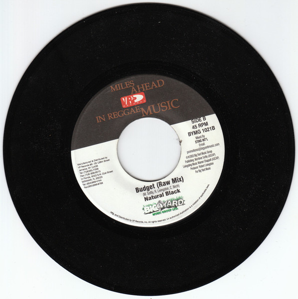 Natural Black - Budget | VP Records (BYMG 1021) - 2 Natural Black - Budget | VP Records (BYMG 1021) - 2