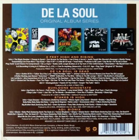De La Soul - Original Album Series | Warner Music (8122797219)