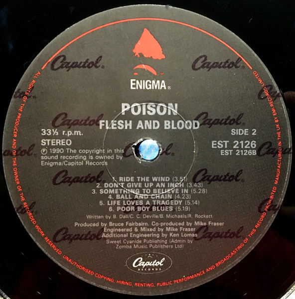 Poison - Flesh & Blood | Enigma (EST 2126) - 4