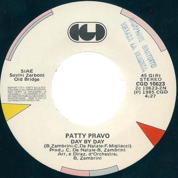 Patty Pravo - Menù | CGD (CGD 10623) - 2