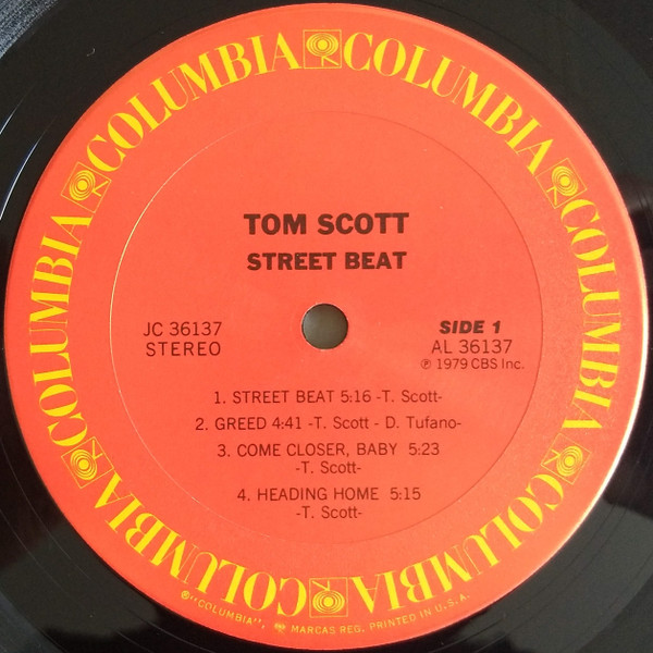 Tom Scott - Street Beat | Columbia (JC 36137) - 3