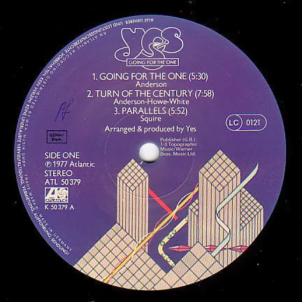 Yes - Going For The One | Atlantic (ATL 50 379) - 3