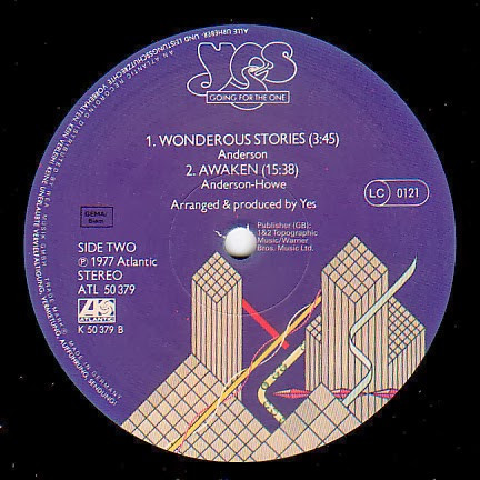 Yes - Going For The One | Atlantic (ATL 50 379) - 4