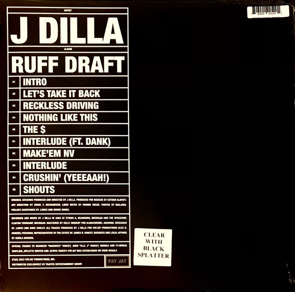 J Dilla - Ruff Draft: Dilla's Mix | Pay Jay Productions (PJ017) - 2 J Dilla - Ruff Draft: Dilla's Mix | Pay Jay Productions (PJ017) - 2