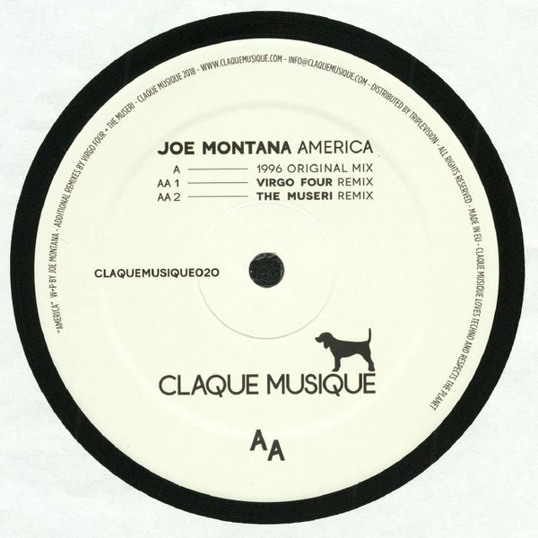 Joe Montana - America | Claque Musique (CLAQUEMUSIQUE020)