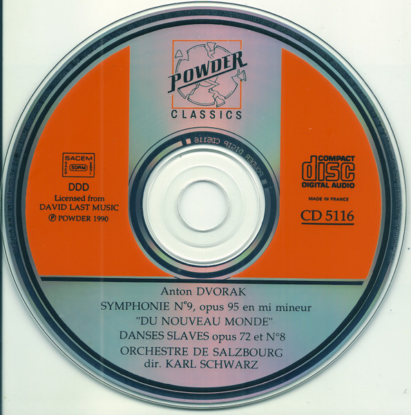 Antonín Dvořák - Danses Slaves, Symphonie N°9 "Du Nouveau Monde" | Powder (CD 5116) - 3 Antonín Dvořák - Danses Slaves, Symphonie N°9 "Du Nouveau Monde" | Powder (CD 5116) - 3