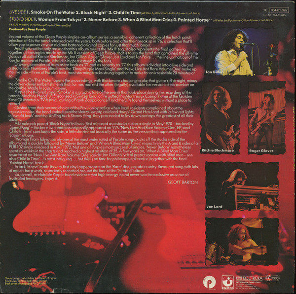 Deep Purple - The Mark 2 Purple Singles | Harvest (1C 064-61 695) - 2 Deep Purple - The Mark 2 Purple Singles | Harvest (1C 064-61 695) - 2