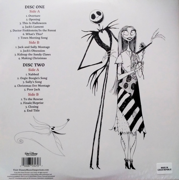 Danny Elfman - Tim Burton's The Nightmare Before Christmas (Original Motion Picture Soundtrack) | Walt Disney Records (00050087534707) - main