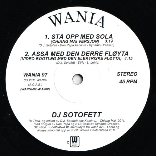 DJ Sotofett - Pulehouse | Wania (WANIA 97) - 2