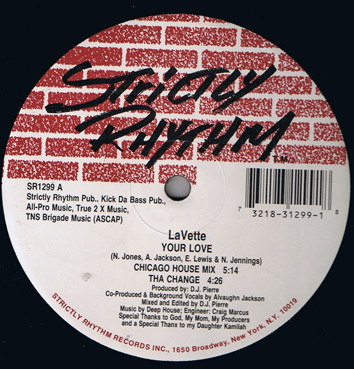 Lavette - Your Love | Strictly Rhythm (SR1299)