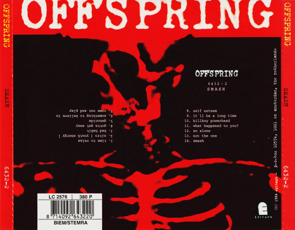The Offspring - Smash | Epitaph (6432-2) - 2