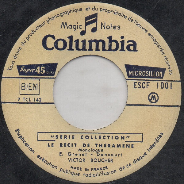 Victor Boucher Et Henry Prestat - Les Vignes Du Seigneur | Columbia (ESCF 1001) - 4