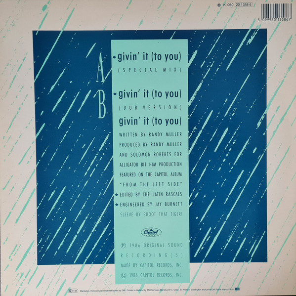 Skyy - Givin' It (To You) | Capitol Records (K060-20 1358 6) - 2