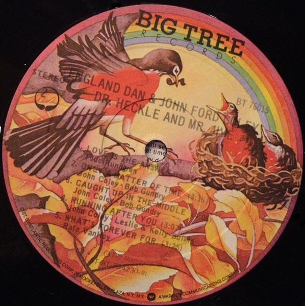 England Dan & John Ford Coley - Dr Heckle & Mr Jive | Big Tree Records (BT 76015) - 4 England Dan & John Ford Coley - Dr Heckle & Mr Jive | Big Tree Records (BT 76015) - 4
