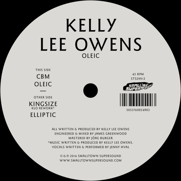 Kelly Lee Owens - Oleic | Smalltown Supersound (STS29912)