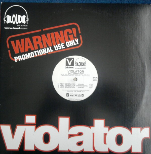 Violator - Next Generation / Livin The Life | Violator Records (RPROLP 4532)
