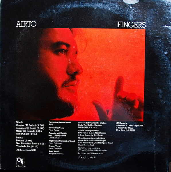 Airto Moreira - Fingers | CTI Records (CTI 6028) - 4 Airto Moreira - Fingers | CTI Records (CTI 6028) - 4