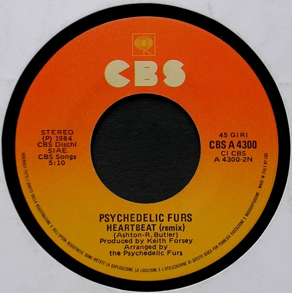 The Psychedelic Furs - Heaven | CBS (CBS A 4300) - 4