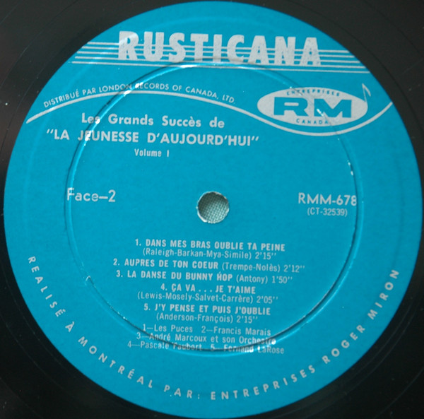 Various - Les Grands Succès De Jeunesse D'Aujourd'hui, Vol.1 | Rusticana (RMM-678) - 4 Various - Les Grands Succès De Jeunesse D'Aujourd'hui, Vol.1 | Rusticana (RMM-678) - 4