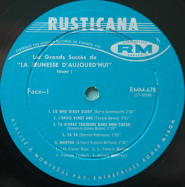 Various - Les Grands Succès De Jeunesse D'Aujourd'hui, Vol.1 | Rusticana (RMM-678) - 3 Various - Les Grands Succès De Jeunesse D'Aujourd'hui, Vol.1 | Rusticana (RMM-678) - 3
