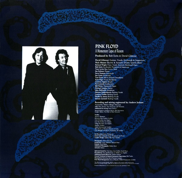 Pink Floyd - A Momentary Lapse Of Reason | CBS (177001) - 3
