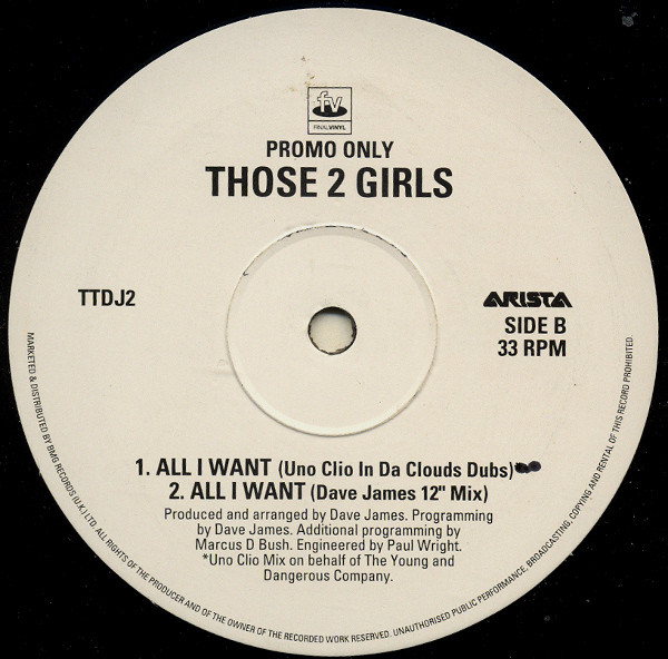 Those 2 Girls - All I Want | Final Vinyl (TTDJ2) - 2 Those 2 Girls - All I Want | Final Vinyl (TTDJ2) - 2