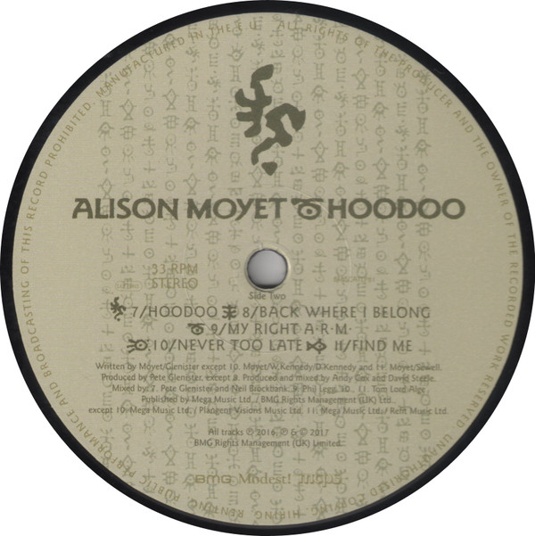 Alison Moyet - Hoodoo | BMG (BMGCATLP81) - 4