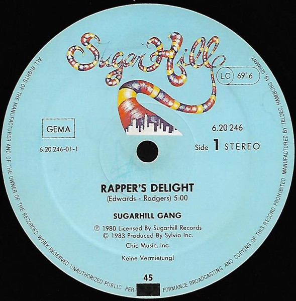 Sugarhill Gang - Rapper's Delight / Rapper's Reprise | Sugar Hill Records (6.20 246) - 2 Sugarhill Gang - Rapper's Delight / Rapper's Reprise | Sugar Hill Records (6.20 246) - 2
