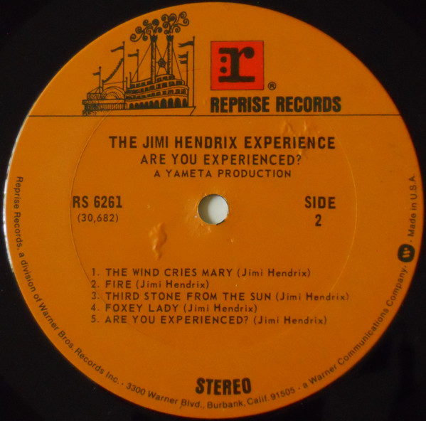 The Jimi Hendrix Experience - Are You Experienced? | Reprise Records (RS-6261) - 4
