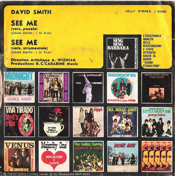 David Smith - See Me | Jolly (J 20480) - 2