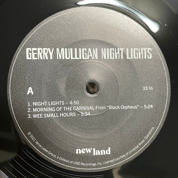 Gerry Mulligan - Night Lights | New Land (NEWLAND001) - 3