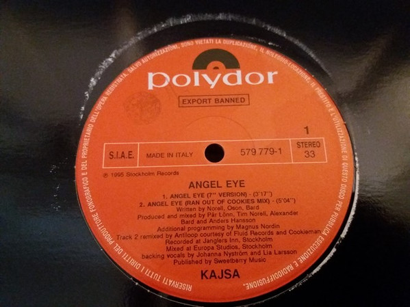 Kajsa - Angel Eye | Polydor (579 779-1) - main
