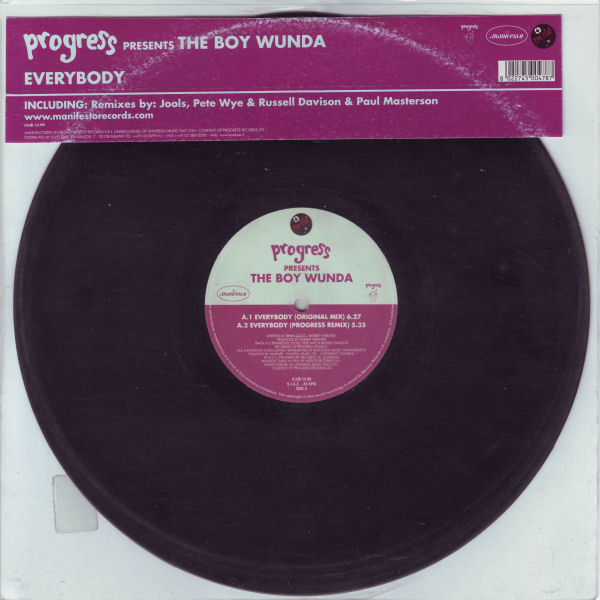 Progress Presents The Boy Wunda - Everybody | Nitelite The Club Records (CLUB 13-99)