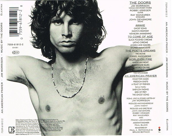 Jim Morrison Music By The Doors - An American Prayer | Elektra (7559-61812-2) - 2 Jim Morrison Music By The Doors - An American Prayer | Elektra (7559-61812-2) - 2