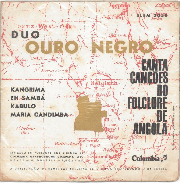 Duo Ouro Negro - Canta Canções Do Folclore De Angola | Columbia (SLEM2058) - 2