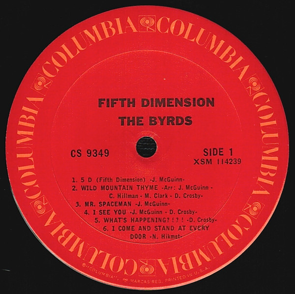 The Byrds - Fifth Dimension | Columbia (CS 9349) - 3 The Byrds - Fifth Dimension | Columbia (CS 9349) - 3