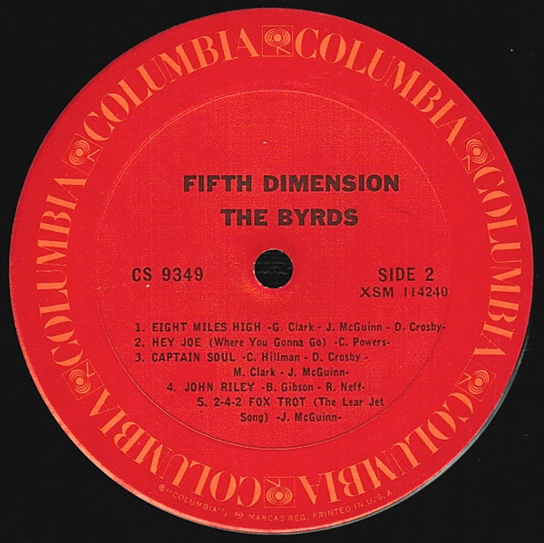 The Byrds - Fifth Dimension | Columbia (CS 9349) - 4 The Byrds - Fifth Dimension | Columbia (CS 9349) - 4