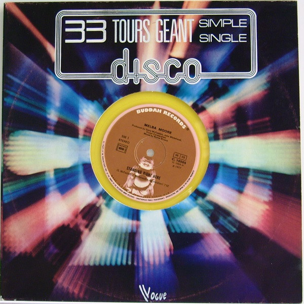Melba Moore - Standing Right Here / This Is It | Disques Vogue (C. 10505) - main