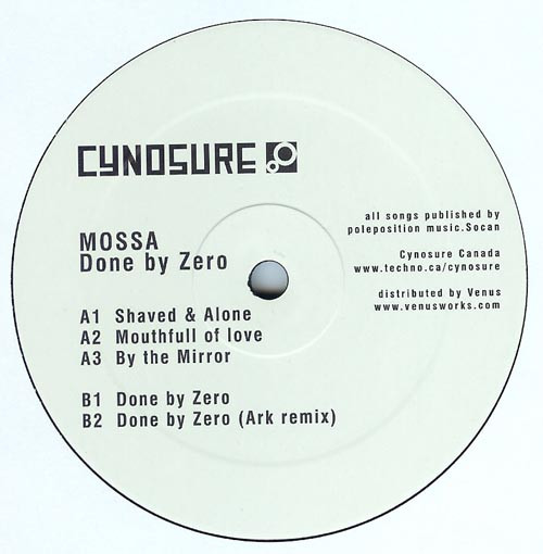 Mossa - Done By Zero | Cynosure (CYN014) - 3 Mossa - Done By Zero | Cynosure (CYN014) - 3