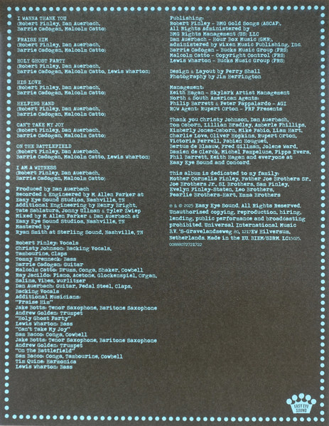 Robert Finley - Hallelujah! Don't Let The Devil Fool Ya | Easy Eye Sound (EES-045) - 3 Robert Finley - Hallelujah! Don't Let The Devil Fool Ya | Easy Eye Sound (EES-045) - 3
