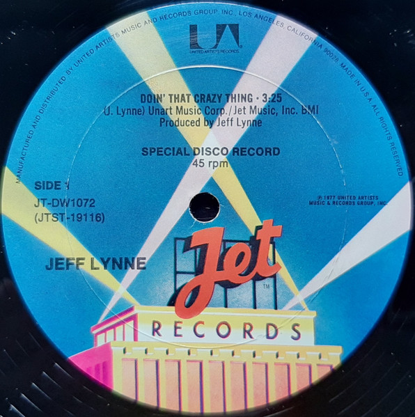 Jeff Lynne - Doin' That Crazy Thing | United Artists Records (JT-DW1072) - 3 Jeff Lynne - Doin' That Crazy Thing | United Artists Records (JT-DW1072) - 3