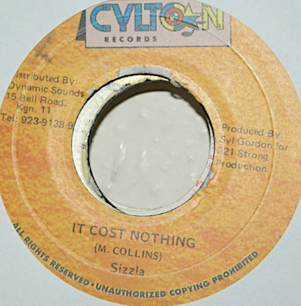 Sizzla - It Cost Nothing | Cylton Records (none) - main