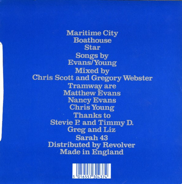 Tramway - Maritime City | Sarah Records (Sarah 43) - 2 Tramway - Maritime City | Sarah Records (Sarah 43) - 2
